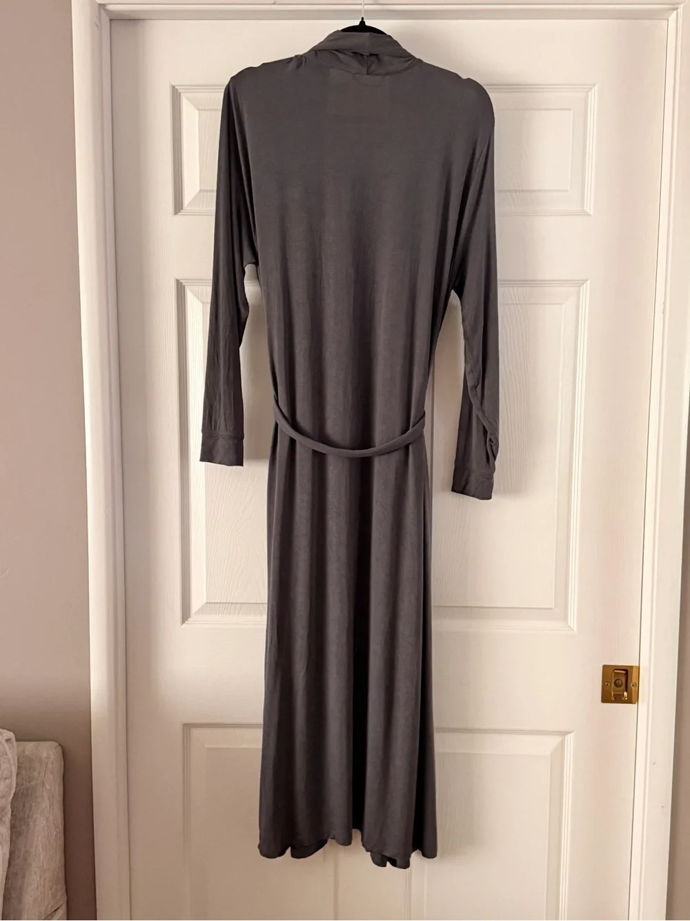 NAADAM EUC Charcoal Gray Modal Robe #457